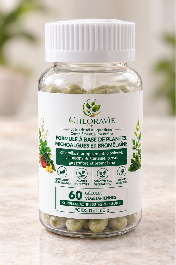 Chloravie - face avant du flacon